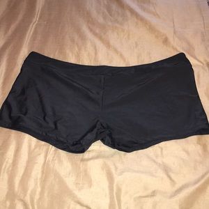 Black swim boy short